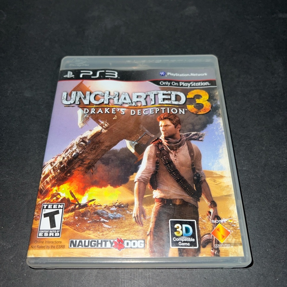 PS3 Uncharted 3: Drake's Deception Sony PlayStation 3 2011 Complete Tested